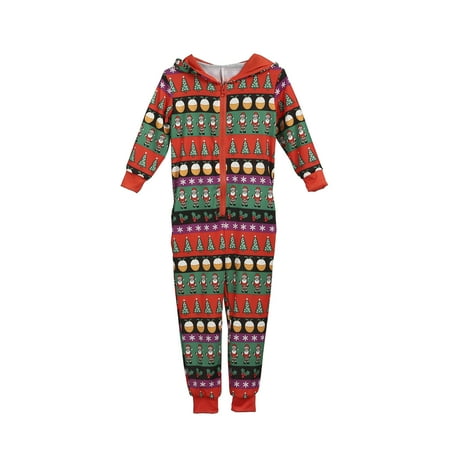 Fanvereka Matching Family Christmas Pajamas Parent-Child Sleepwear Long Sleeve Hooded Jumpsuit Outfit
Fanvereka Matching Family Christmas Pajamas Parent-Child Sleepwear Long Sleeve Hooded Jumpsuit Outfit