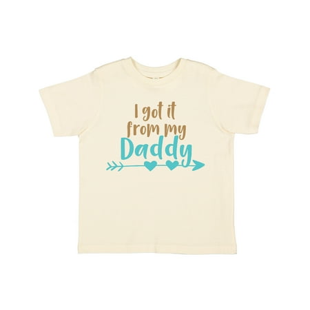 Inktastic I Got It From My Daddy Arrow Hearts - Blue Brown Gift Toddler Boy or Toddler Girl T-Shirt
Inktastic I Got It From My Daddy Arrow Hearts - Blue Brown Gift Toddler Boy or Toddler Girl T-Shirt