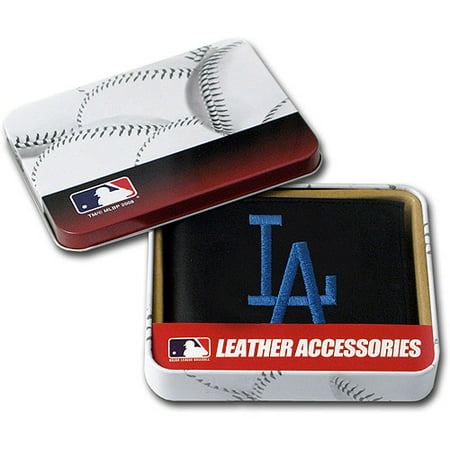 MLB - Men&#39;s Los Angeles Dodgers Embroidered Billfold Wallet - www.semashow.com