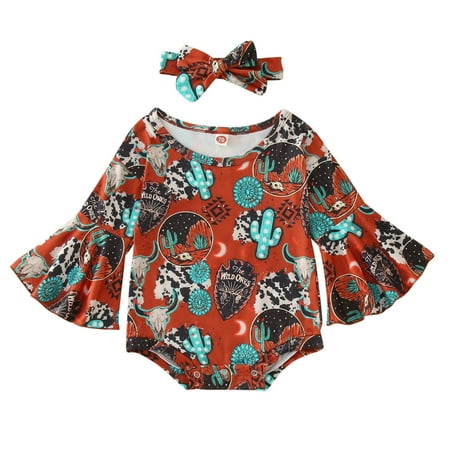 Toddler Girls Winter Long Sleeve Brown Cow Letter Prints Romper With Headband 2PCS Outfits Clothes Set For 18-24 Months
Toddler Girls Winter Long Sleeve Brown Cow Letter Prints Romper With Headband 2PCS Outfits Clothes Set For 18-24 Months
