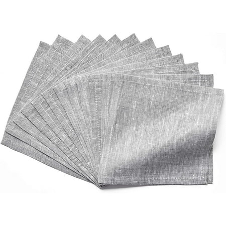 Linen Cocktail Napkins - 6 x 6 Inch Set of 12 - 100% Pure Linen Natural Fabric Handcrafted European Flax Machine Washab
Linen Cocktail Napkins - 6 x 6 Inch Set of 12 - 100% Pure Linen Natural Fabric Handcrafted European Flax Machine Washab