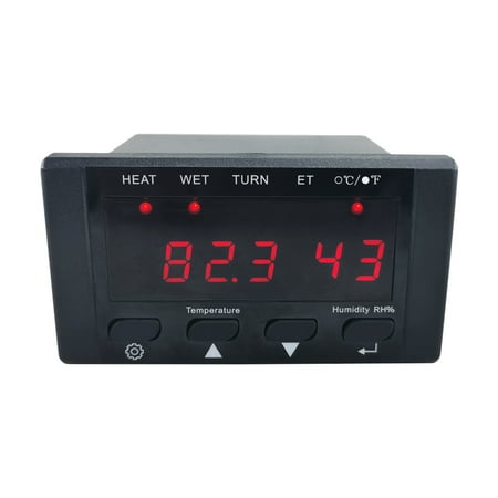 Walmeck Intelligent Temperature and Humidity Controller High Accurate T/H Controlling Device Clear Definition Digital Tube Display ℃ and ℉ Adjustable
Walmeck Intelligent Temperature and Humidity Controller High Accurate T/H Controlling Device Clear Definition Digital Tube Display ℃ and ℉ Adjustable