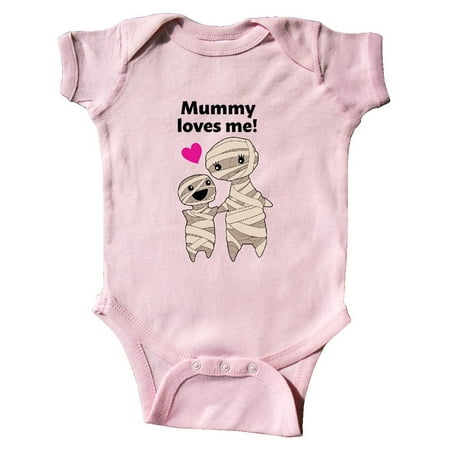 Inktastic Mummy Loves Me! Gift Baby Boy or Baby Girl Bodysuit