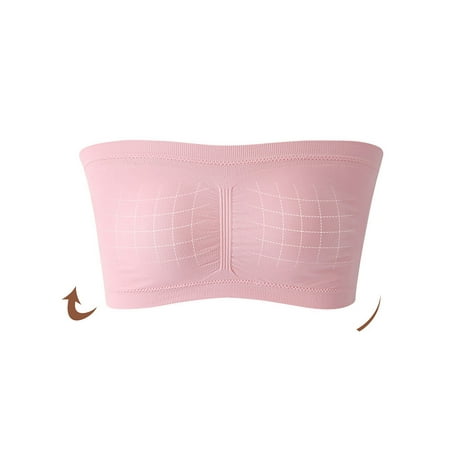 Calzi Stretchy Tube Top for Women Lightweight Bra Seamless Removable Bralettes Padded Strapless Bandeau Pink 5XL
Calzi Stretchy Tube Top for Women Lightweight Bra Seamless Removable Bralettes Padded Strapless Bandeau Pink 5XL