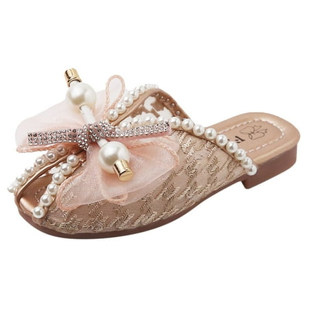fvwitlyh Girls Sandals Cute Girl Flip Flops Girls Bowknot Slippers Pearl Soft Sole Princess Shoes Lace Mesh Baotou Girls Size 13 Sandals for Girls
fvwitlyh Girls Sandals Cute Girl Flip Flops Girls Bowknot Slippers Pearl Soft Sole Princess Shoes Lace Mesh Baotou Girls Size 13 Sandals for Girls