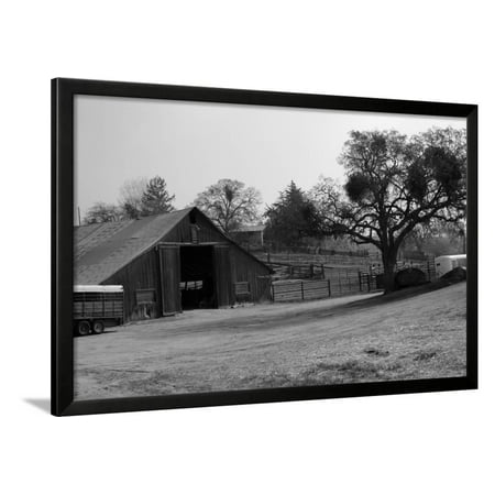 California Ranch Framed Print Wall Art By Bike Tourist