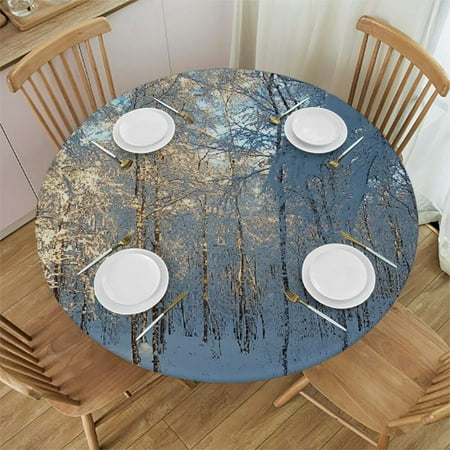 Brown Marble Round Fitted Tablecolth with Elastic Edge Waterproof Polyester Fitted Table Cover Table Cloth for Kitchen Indoor Dining Party Outdoor Patio Fit Table - inch
Brown Marble Round Fitted Tablecolth with Elastic Edge Waterproof Polyester Fitted Table Cover Table Cloth for Kitchen Indoor Dining Party Outdoor Patio Fit Table - inch