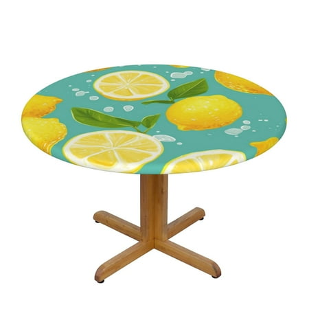 Lemon Bubble Round Fitted Tablecloths Table Covers Wipeable Waterproof Elastic for Kitchen Dinning Parties Wedding Picnic Small Fits 40-44 Inch Table Size
Lemon Bubble Round Fitted Tablecloths Table Covers Wipeable Waterproof Elastic for Kitchen Dinning Parties Wedding Picnic Small Fits 40-44 Inch Table Size