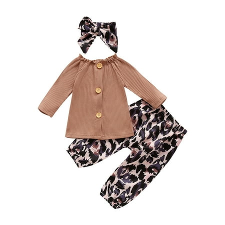 Baby Summer Clothes Toddler Girls Ruffle Cotton Button Tops Leopard Print Outfit Bow Three-piece Set Clothing Outfits
Baby Summer Clothes Toddler Girls Ruffle Cotton Button Tops Leopard Print Outfit Bow Three-piece Set Clothing Outfits