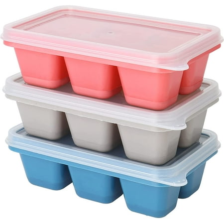 3 Pack Mini Ice Cube Mold With Lid 18 Compartment Silicone Ice Cube Tray For Whiskey Cocktails Drinks Bpa Free Lfgb (Red+Gray+Blue)
3 Pack Mini Ice Cube Mold With Lid 18 Compartment Silicone Ice Cube Tray For Whiskey Cocktails Drinks Bpa Free Lfgb (Red+Gray+Blue)