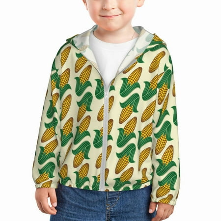 Sun Hoodie for Kids Corn Long Sleeve Swim Fishing Shirts Sun Protection Zip Up Jacket Clothing Athletic Hoodie
Sun Hoodie for Kids Corn Long Sleeve Swim Fishing Shirts Sun Protection Zip Up Jacket Clothing Athletic Hoodie