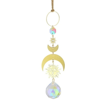 Papaba Wind Chime Prism Decorative Handmade Useful Star Moon Pendant Light Catcher Hanging Decor
Papaba Wind Chime Prism Decorative Handmade Useful Star Moon Pendant Light Catcher Hanging Decor