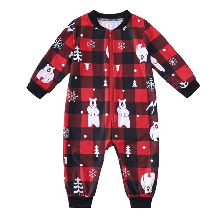 One opening Christmas Fashion Family Parent-child Pajamas Cute Polar Bear Print Top and Elastic Plaid Trousers Two Piece Set
One opening Christmas Fashion Family Parent-child Pajamas Cute Polar Bear Print Top and Elastic Plaid Trousers Two Piece Set