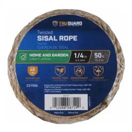Richelieu Richelieu 642121 Tru Guard 1/4 Inch By 100 Feet Twisted Sisal 48 Pound Rated
Richelieu Richelieu 642121 Tru Guard 1/4 Inch By 100 Feet Twisted Sisal 48 Pound Rated