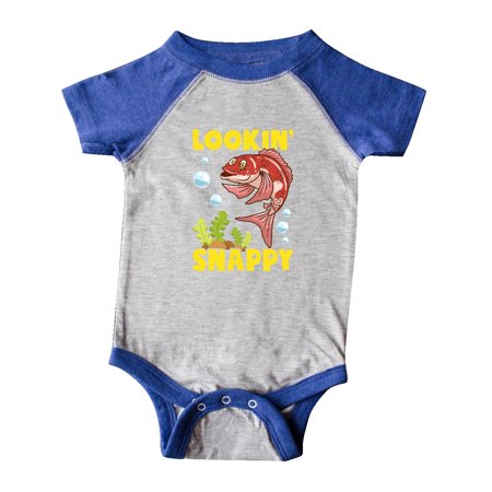 Inktastic Red Snapper Funny Fish Gift Baby Boy or Baby Girl Bodysuit