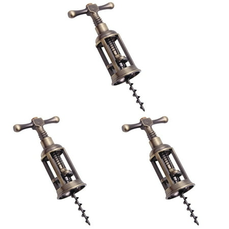 Bestonzon 3pcs Wine Opener Zinc Alloy Wine Bottle Opener Heavy Duty Manual Screw Wine Bottle Opener
Bestonzon 3pcs Wine Opener Zinc Alloy Wine Bottle Opener Heavy Duty Manual Screw Wine Bottle Opener