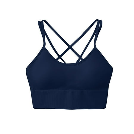 Voncos Sports Bra on Sale- Seamless Sports Bra Wirefree Yoga Bra with Removable Pads Navy XXL
Voncos Sports Bra on Sale- Seamless Sports Bra Wirefree Yoga Bra with Removable Pads Navy XXL