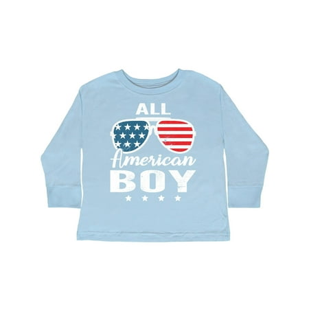 Inktastic All American Boy USA Parade Gift Toddler Boy Girl Long Sleeve T-Shirt