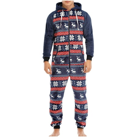 Fiudx Men Casual Hooded Flannelette Christmas Snowflakes Printed Pajama Zipper Conjoined Suit 80
Fiudx Men Casual Hooded Flannelette Christmas Snowflakes Printed Pajama Zipper Conjoined Suit 80