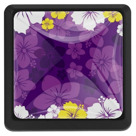 Ownta Square with Screws 3 Pcs for Cupboard Dressing Table Bookcase Drawer Pull Handle Cabinet Door Knobs Hawaiian Purple Flower Pattern
Ownta Square with Screws 3 Pcs for Cupboard Dressing Table Bookcase Drawer Pull Handle Cabinet Door Knobs Hawaiian Purple Flower Pattern