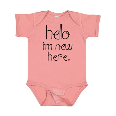 Inktastic Hello I m New Here. Gift Baby Boy or Baby Girl Bodysuit
Inktastic Hello I m New Here. Gift Baby Boy or Baby Girl Bodysuit