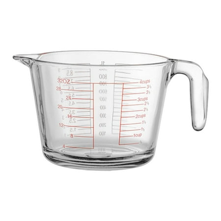 Glass Measuring Mug Kitchen Tool Measuring Tool for Cooking Bar Accessories 21x13.5x11cm