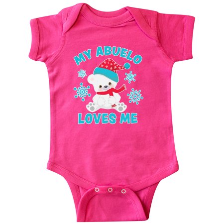 Inktastic Polar Bear My Abuelo Loves Me in Santa Hat with Snowflakes Gift Baby Boy or Baby Girl Bodysuit
Inktastic Polar Bear My Abuelo Loves Me in Santa Hat with Snowflakes Gift Baby Boy or Baby Girl Bodysuit
