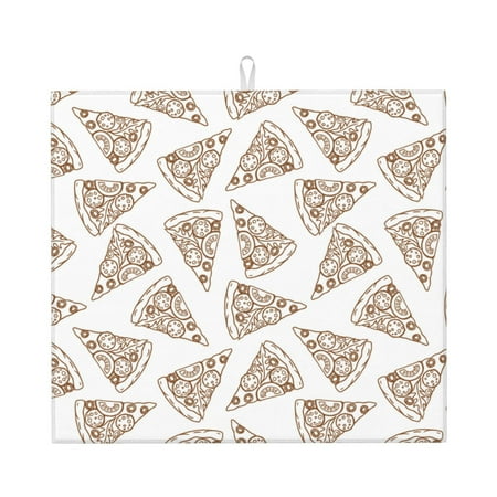 Dish Drying Mats for Kitchen Counter Cute Vegetable Pizza 16x18in Dish Drying Pad Coffee Mat with Hanging Loop Super absorbent Kitchen Counter Mat Coffee Bar Accessories
Dish Drying Mats for Kitchen Counter Cute Vegetable Pizza 16x18in Dish Drying Pad Coffee Mat with Hanging Loop Super absorbent Kitchen Counter Mat Coffee Bar Accessories