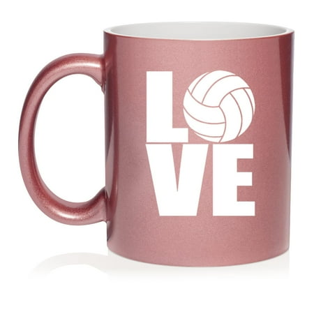 LOVE Volleyball Ceramic Coffee Mug Tea Cup Gift for Her Him Friend Coworker Wife Husband (11oz Rose Gold)
LOVE Volleyball Ceramic Coffee Mug Tea Cup Gift for Her Him Friend Coworker Wife Husband (11oz Rose Gold)