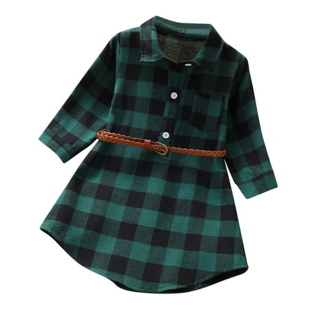 EUMODR White Dress Baby Plus Size First Dress Girls Toddler Plaid Pleated Mini Dress Button Plaid Flannel Shirts Long Sleeve Casual Dress
EUMODR White Dress Baby Plus Size First Dress Girls Toddler Plaid Pleated Mini Dress Button Plaid Flannel Shirts Long Sleeve Casual Dress