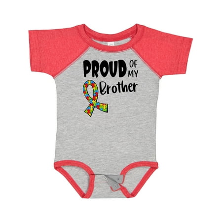 Inktastic Proud of My Brother Autism Awareness Puzzle Piece Ribbon Gift Baby Boy or Baby Girl Bodysuit
Inktastic Proud of My Brother Autism Awareness Puzzle Piece Ribbon Gift Baby Boy or Baby Girl Bodysuit