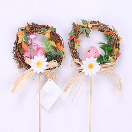 MEIDELI Garland Pendant Decorate Flexible Attractive Artistic Easter Wreath Pendant
MEIDELI Garland Pendant Decorate Flexible Attractive Artistic Easter Wreath Pendant