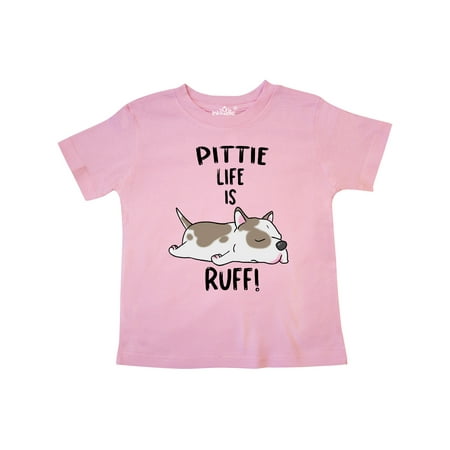Inktastic Pittie Life is Ruff! Spotted Pit Bull Gift Toddler Boy or Toddler Girl T-Shirt
Inktastic Pittie Life is Ruff! Spotted Pit Bull Gift Toddler Boy or Toddler Girl T-Shirt