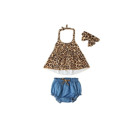 Shakub Newborn Baby Girls Summer Halter Neck Leopard Tank Tops Ruffle Shorts Outfits Set Casual Party Clothes
Shakub Newborn Baby Girls Summer Halter Neck Leopard Tank Tops Ruffle Shorts Outfits Set Casual Party Clothes