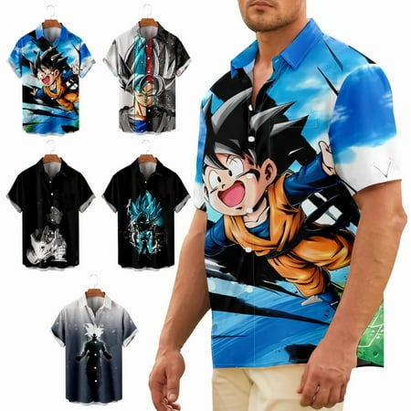 Anime Dragon Ball Button Up Hawaii Shirts 3D Print Summer Costume for Boys 5-14 Years
Anime Dragon Ball Button Up Hawaii Shirts 3D Print Summer Costume for Boys 5-14 Years
