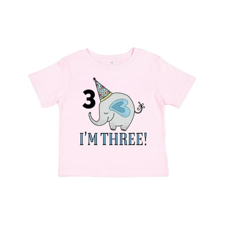 Inktastic 3rd Birthday Elephant 3 Year Old Gift Toddler Boy or Toddler Girl T-Shirt
Inktastic 3rd Birthday Elephant 3 Year Old Gift Toddler Boy or Toddler Girl T-Shirt