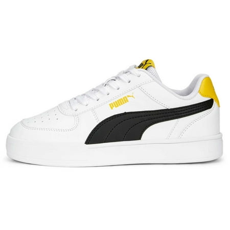 Little Kid s Puma Caven Puma White/Puma Black/Yellow (382057 14) - 12