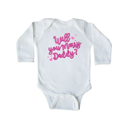 Inktastic will you marry daddy Gift Baby Boy or Baby Girl Long Sleeve Bodysuit
Inktastic will you marry daddy Gift Baby Boy or Baby Girl Long Sleeve Bodysuit