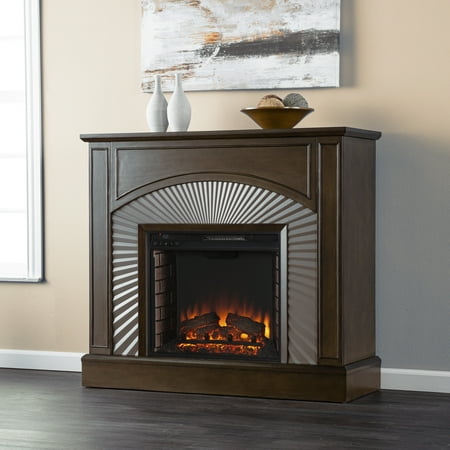 SEI Standlake Traditional style Freestanding Electric Fireplace in Brown and silver finish
SEI Standlake Traditional style Freestanding Electric Fireplace in Brown and silver finish