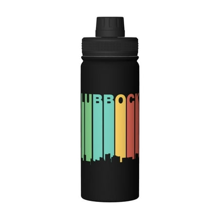Lubbock Texas Skyline 18 Oz Water Bottles Insulated Water Bottle Stainless Steel Thermos with Flip Lid
Lubbock Texas Skyline 18 Oz Water Bottles Insulated Water Bottle Stainless Steel Thermos with Flip Lid
