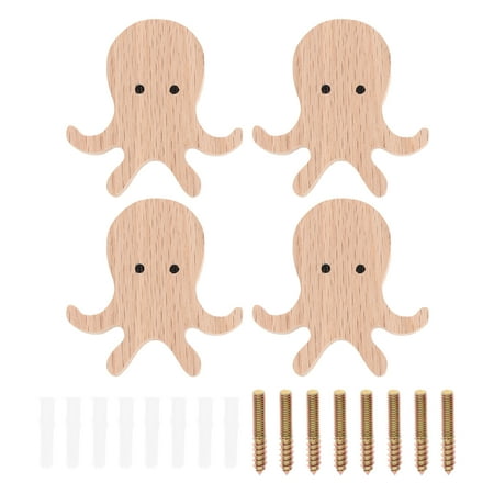 Bestonzon 1 Set of Multipurpose Wall-mounted Hooks Adorable Octopus Head Clothes Hangers Coat Holders
Bestonzon 1 Set of Multipurpose Wall-mounted Hooks Adorable Octopus Head Clothes Hangers Coat Holders