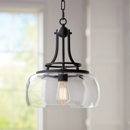 Franklin Iron Works Black Bubble Pendant Light 13 1/2 Wide Rustic LED Clear Glass Shade Fixture Dining Room House Bedroom Kitchen
Franklin Iron Works Black Bubble Pendant Light 13 1/2 Wide Rustic LED Clear Glass Shade Fixture Dining Room House Bedroom Kitchen