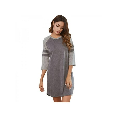 Topumt Sleepwear Women’s Round neck Nightshirt Cotton Casual Sleepwear Long Sleeve Nightgown S-XXL
Topumt Sleepwear Women’s Round neck Nightshirt Cotton Casual Sleepwear Long Sleeve Nightgown S-XXL