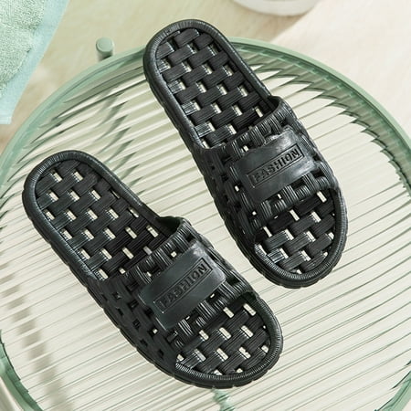 Cathalem Couples Men Shower Room Home Non Slip Breathable Massage Soft Sole Quick Drying Slipper Comfortable S Slippers Mens 10 Black 10.5
Cathalem Couples Men Shower Room Home Non Slip Breathable Massage Soft Sole Quick Drying Slipper Comfortable S Slippers Mens 10 Black 10.5