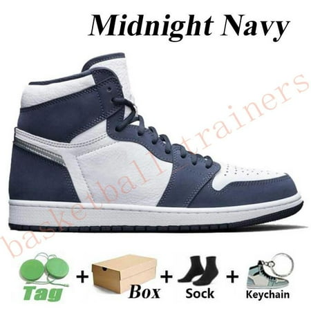 

With Box 1 High OG Jumpman 1s Mens Basketball Shoes Dark Marina Blue Seafoam Wolf Grey Aluminum Igloo Pollen Hyper Royal University Blue Twist Women Sneakers Trainers