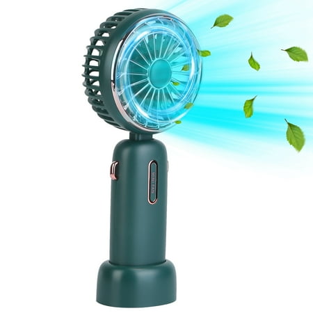Mini Handheld Fan NewHome Personal Portable Fan 3 Speeds Removable Base Lanyard USB Recharging Small Desk Cooling Face Fan for Home Office Camping Travel (Green)
Mini Handheld Fan NewHome Personal Portable Fan 3 Speeds Removable Base Lanyard USB Recharging Small Desk Cooling Face Fan for Home Office Camping Travel (Green)