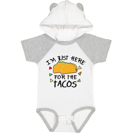 Inktastic I m Just Here for the Tacos Cinco De Mayo Gift Baby Boy or Baby Girl Bodysuit