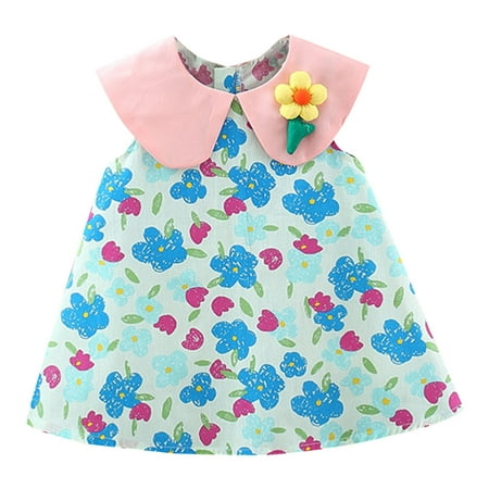 Toddler Girls Sleeveless Sundress Floral Prints Dress Princess Dress Clothes Kids Easter Dresses Toddler Dress for Wedding
Toddler Girls Sleeveless Sundress Floral Prints Dress Princess Dress Clothes Kids Easter Dresses Toddler Dress for Wedding