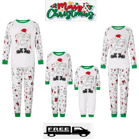 Family Matching Christmas Pajamas Set Long Sleeve Cartoon Print Tops + Pants Sleepwear Sets
Family Matching Christmas Pajamas Set Long Sleeve Cartoon Print Tops + Pants Sleepwear Sets
