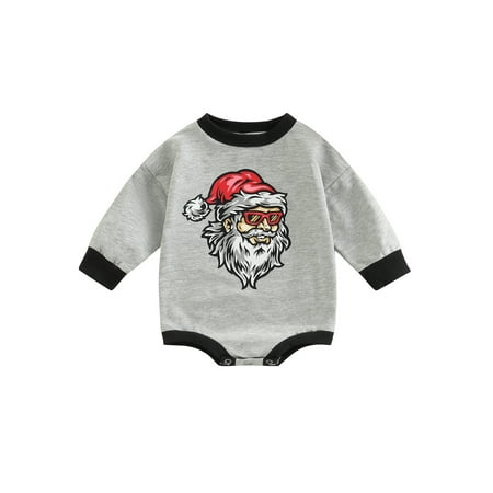 Licupiee Christmas Newborn Infant Baby Boy Girl Romper Toddler Santa Print Long Sleeve Jumpsuit Playsuit 0-18 M
Licupiee Christmas Newborn Infant Baby Boy Girl Romper Toddler Santa Print Long Sleeve Jumpsuit Playsuit 0-18 M